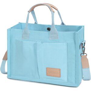 Everyday Essentials Bag Canvas Tote with Pockets For Women's